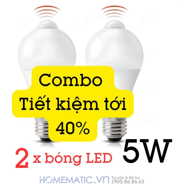 Bóng đèn Cảm Biến Người Cảm ứng Pir Kín Nước Pir-ip