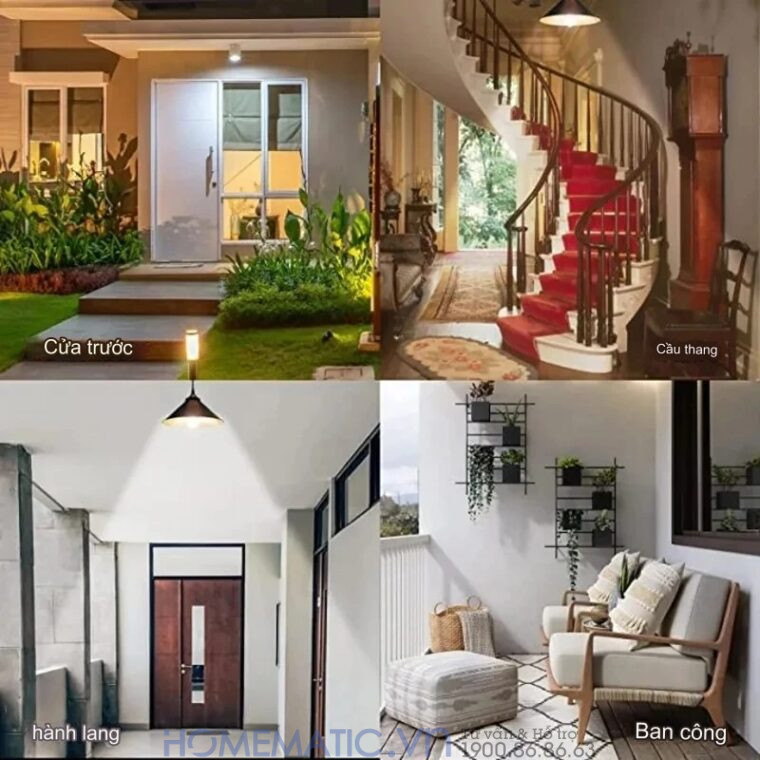 Bóng đèn Cảm Biến Người Cảm ứng Pir Kín Nước Pir-ip