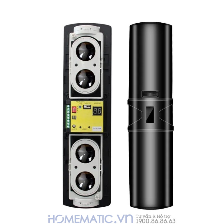 Cảm Biến Hàng Rào Hồng Ngoại 4 Tia Abh-m