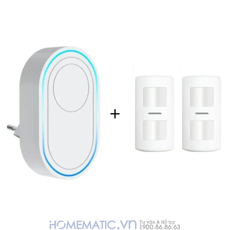 Chuông Báo Khách Thông Minh Wifi Báo Về điện Thoại Tdb12p