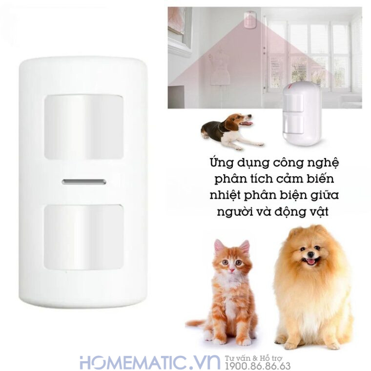 Chuông Báo Khách Thông Minh Wifi Báo Về điện Thoại Tdb12p