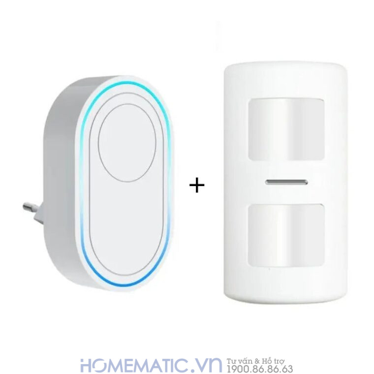 Chuông Báo Khách Thông Minh Wifi Báo Về điện Thoại Tdb12p