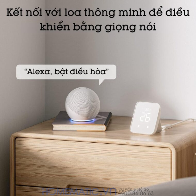 Bộ điều Khiển Trung Tâm Nhà Thông Minh Có Nhiệt ẩm Kế Switchbot Hub 2 Sb-h2 Chuẩn Master