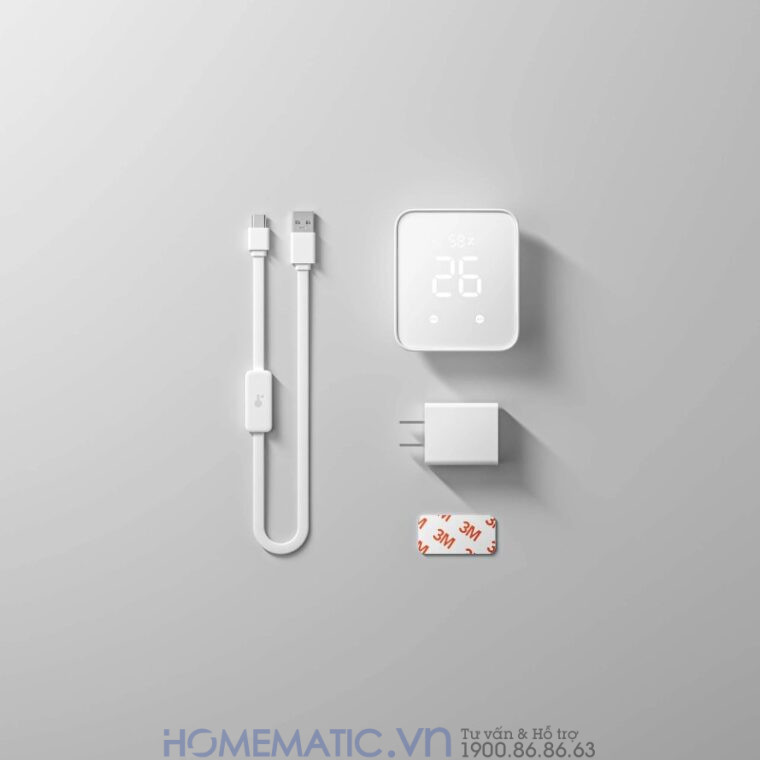 Bộ điều Khiển Trung Tâm Nhà Thông Minh Có Nhiệt ẩm Kế Switchbot Hub 2 Sb-h2 Chuẩn Master