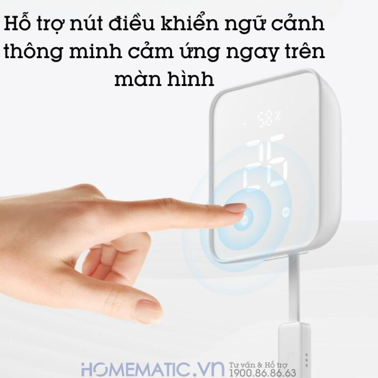 Bộ điều Khiển Trung Tâm Nhà Thông Minh Có Nhiệt ẩm Kế Switchbot Hub 2 Sb-h2 hỗ trợ nút bấm điều khiển ngữ cảnh