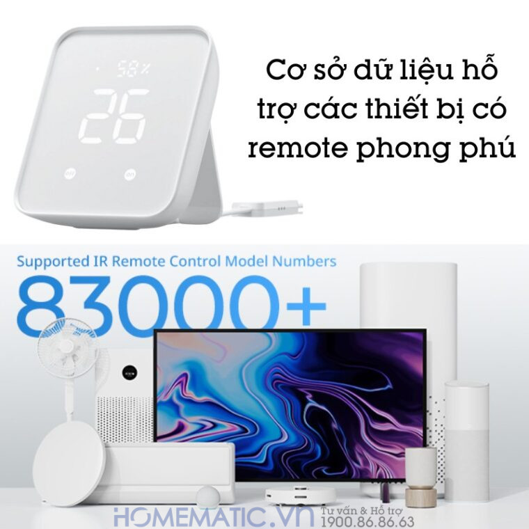 Bộ điều Khiển Trung Tâm Nhà Thông Minh Có Nhiệt ẩm Kế Switchbot Hub 2 Sb-h2 Chuẩn Master có cơ sở dữ liệu phong phú
