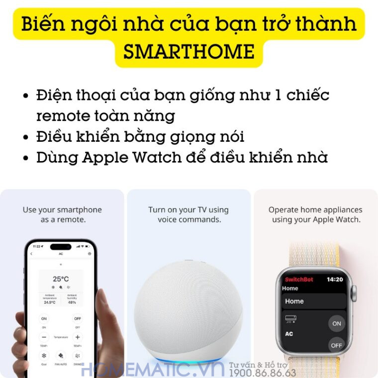 Biến ngôi nhà của bạn trở thành Smarthome