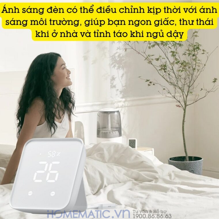 Bộ điều Khiển Trung Tâm Nhà Thông Minh Có Nhiệt ẩm Kế Switchbot Hub 2 Sb-h2 Chuẩn Master điều chỉnh đèn theo ánh sáng môi trường