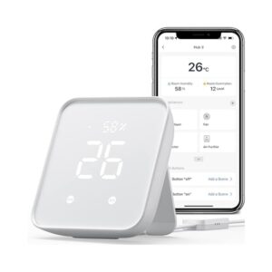Bộ điều Khiển Trung Tâm Nhà Thông Minh Có Nhiệt ẩm Kế Switchbot Hub 2 Sb-h2 Chuẩn Master