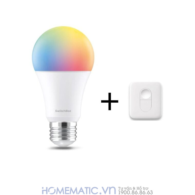 Bóng đèn Led đổi Màu Thông Minh điều Khiển Từ Xa Qua điện Thoại Switchbot Color Bulb Sb-cb