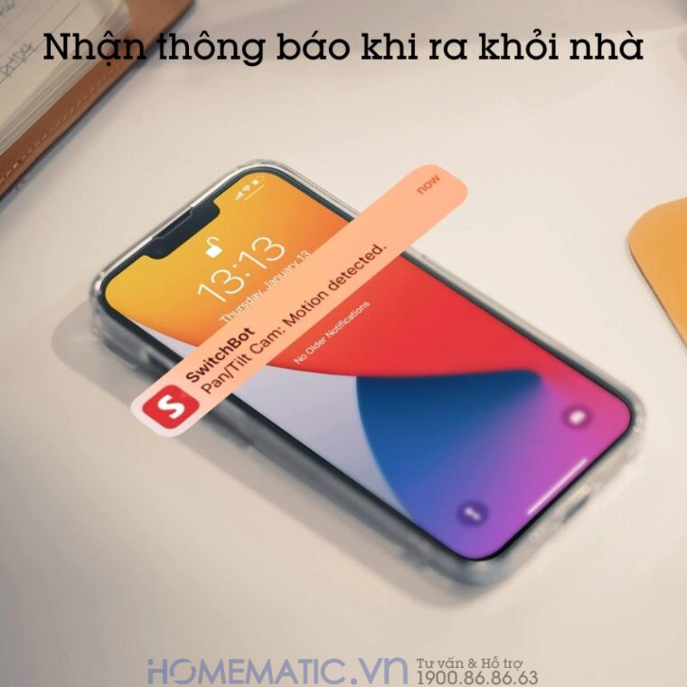 Camera Wifi Trong Nhà Quay 360 độ Switchbot Pan Tilt Cam Sb-ptc