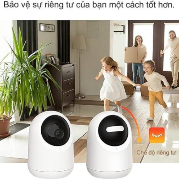 Camera Wifi Trong Nhà Quay 360 độ Switchbot Pan Tilt Cam Sb-ptc