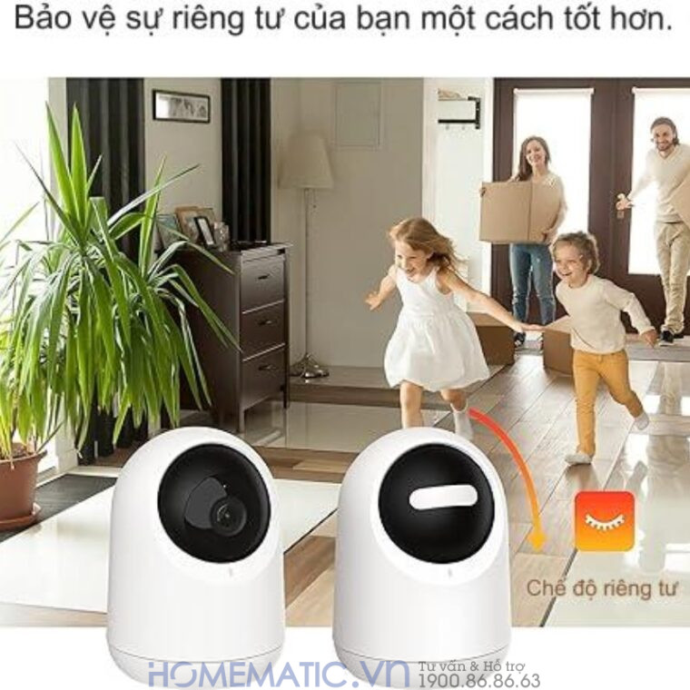 Camera Wifi Trong Nhà Quay 360 độ Switchbot Pan Tilt Cam Sb-ptc