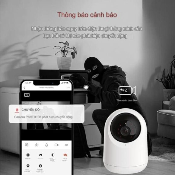 Camera Wifi Trong Nhà Quay 360 độ Switchbot Pan Tilt Cam Sb-ptc