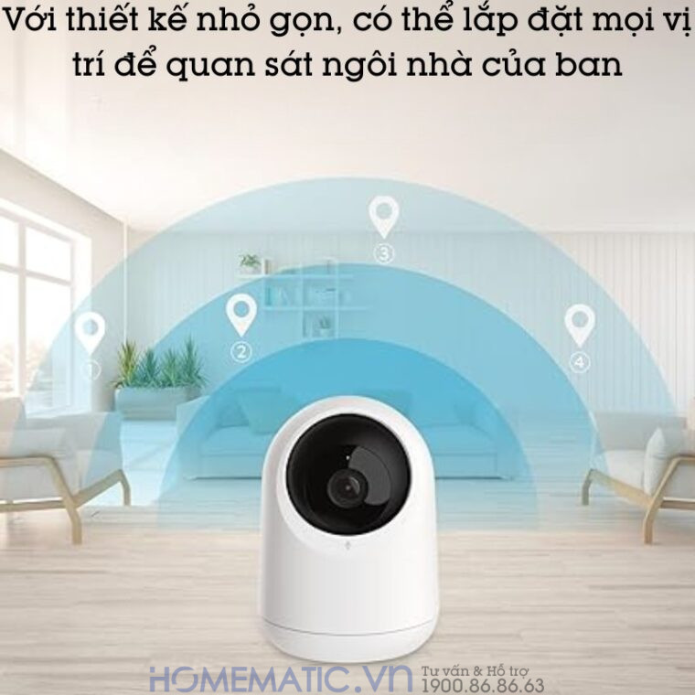 Camera Wifi Trong Nhà Quay 360 độ Switchbot Pan Tilt Cam Sb-ptc
