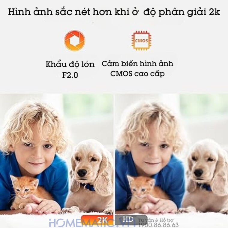 Camera Wifi Trong Nhà Quay 360 độ Switchbot Pan Tilt Cam Sb-ptc