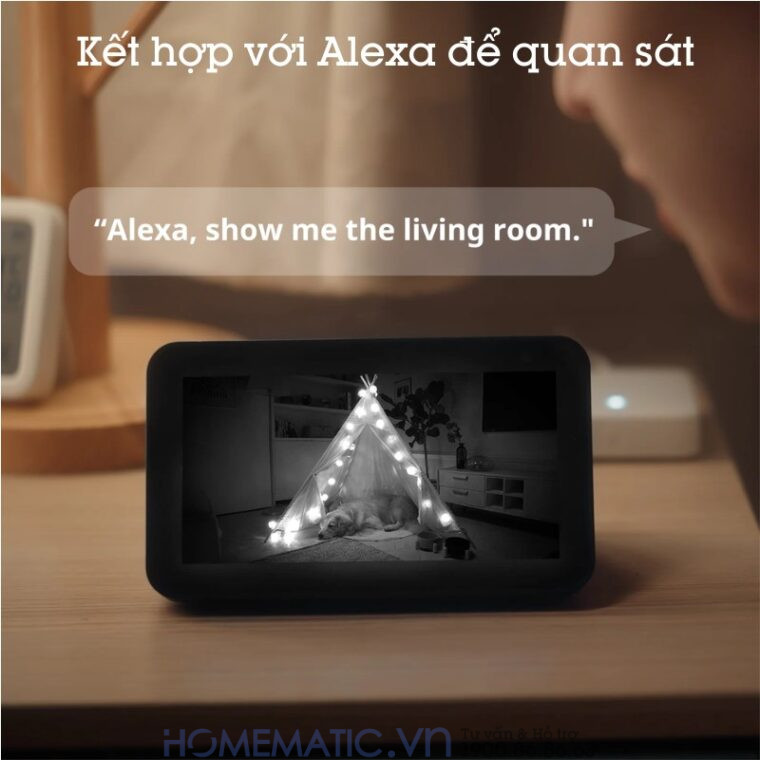 Camera Wifi Trong Nhà Quay 360 độ Switchbot Pan Tilt Cam Sb-ptc