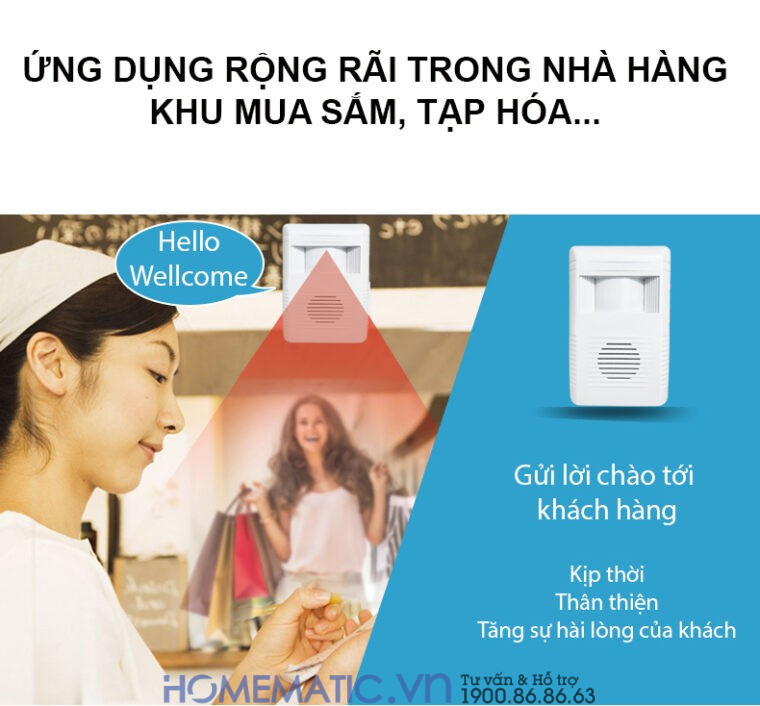 Chuông Báo Khách cho cửa hàng Chuông Báo Khách cho cửa hàng