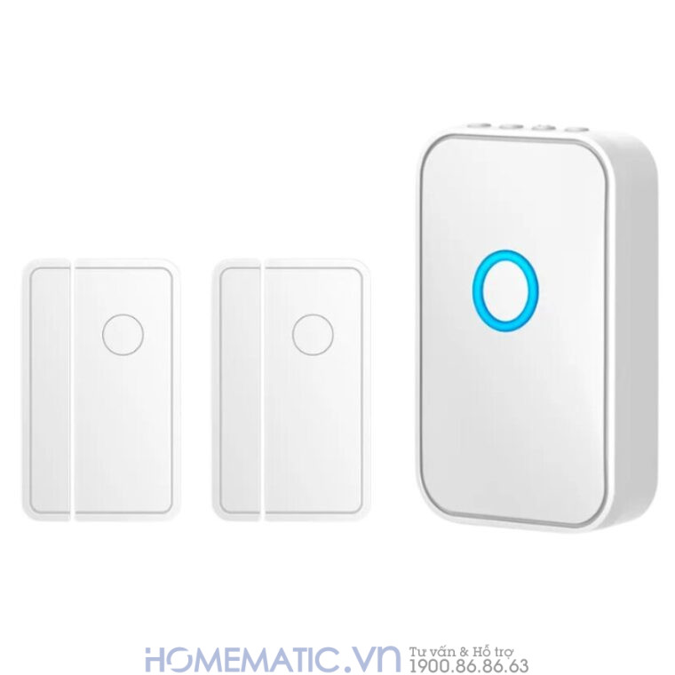 Chuông Báo Mở Cửa Báo Khách Báo Trộm Cacazi M28d bộ 2 cảm biến cửa + 1 loa chuông