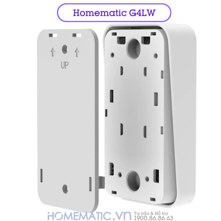 Chuông Cửa Không Dây Không Dùng Pin Homematic G4lw mặt sau nút bấm