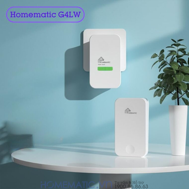 Chuông Cửa Không Dây Không Dùng Pin Homematic G4lw