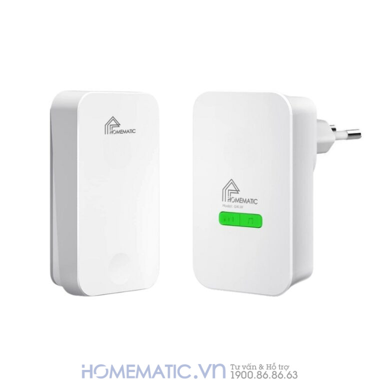 Chuông Cửa Không Dây Không Dùng Pin Homematic G4lw