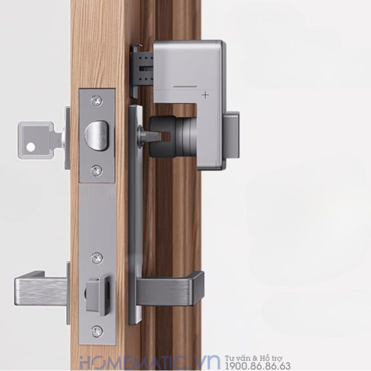 Khóa Vân Tay Cửa Gỗ Thông Minh Switchbot Lock Sb-l Mở Chốt Cửa Không Cần Khoan đục