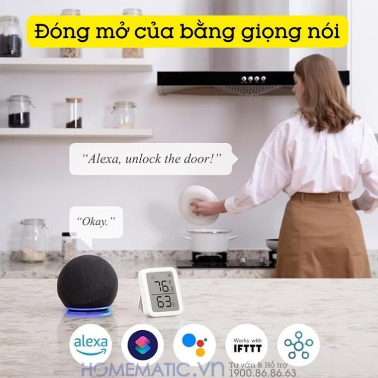 Đóng mở cửa bằng giọng nói