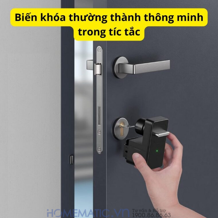 Switchbot Lock Sb-l biến khóa thường thành khóa thông minh