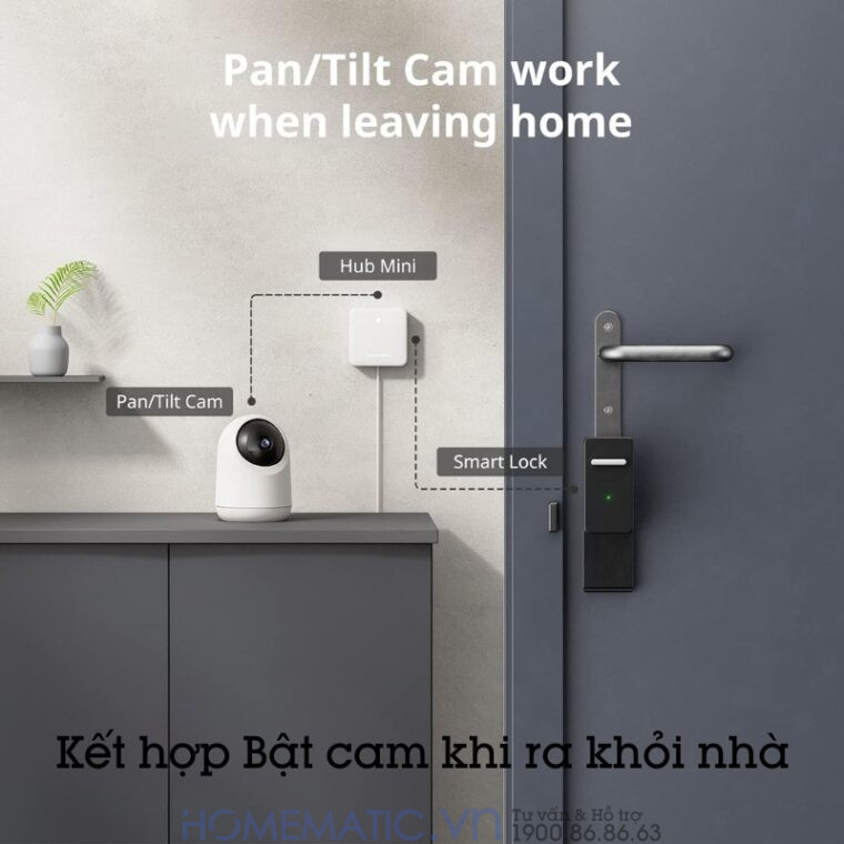 Khóa Vân Tay Cửa Gỗ Thông Minh Switchbot Lock Sb-l mở khóa bằng app không cần dùng chìa