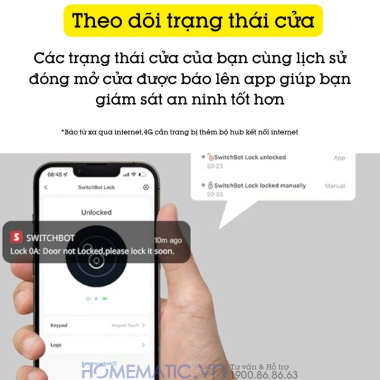 Theo dõi trạng thái cửa