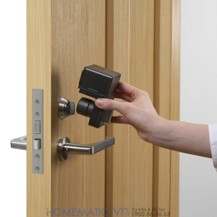 Khóa Vân Tay Cửa Gỗ Thông Minh Switchbot Lock Sb-l Mở Chốt Cửa Không Cần Khoan đục