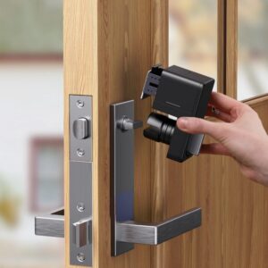 Khóa Vân Tay Cửa Gỗ Thông Minh Switchbot Lock Sb-l Mở Chốt Cửa Không Cần Khoan đục
