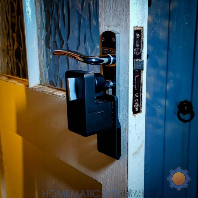 Khóa Vân Tay Cửa Gỗ Thông Minh Switchbot Lock Sb-l Mở Chốt Cửa Không Cần Khoan đục