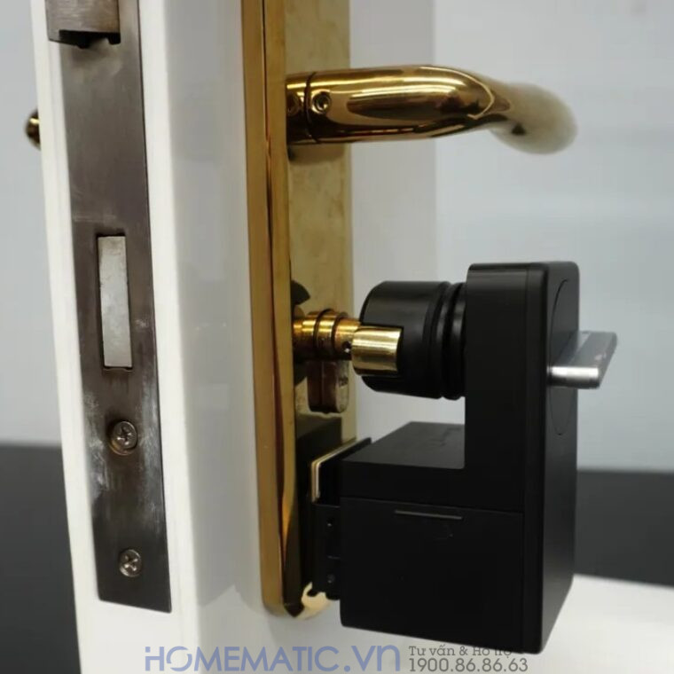 Khóa Vân Tay Cửa Gỗ Thông Minh Switchbot Lock Sb-l Mở Chốt Cửa Không Cần Khoan đục