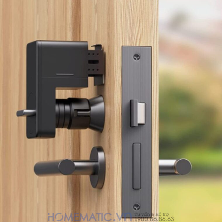 Khóa Vân Tay Cửa Gỗ Thông Minh Switchbot Lock Sb-l Mở Chốt Cửa Không Cần Khoan đục