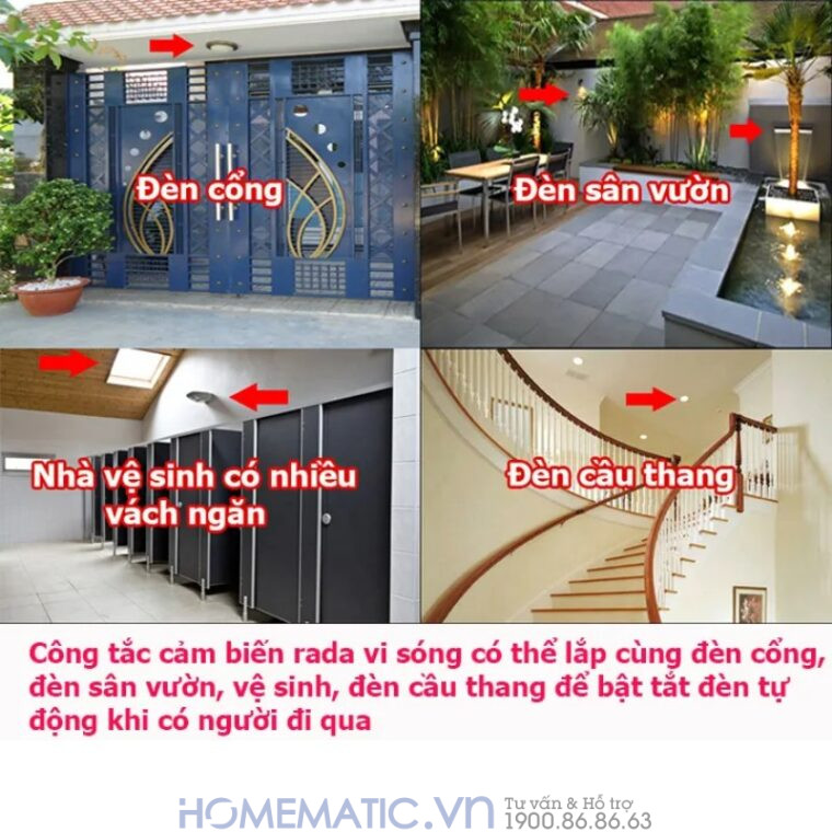 Cảm Biến Radar Tầm Xa Bật Tắt đèn Tự động Hfs Cảm Biến Radar Tầm Xa Bật Tắt đèn Tự động Hfs