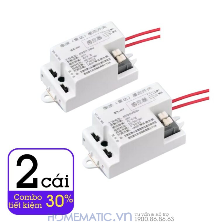 Cảm Biến Vi Sóng Radar Bật Tắt đèn Mini Rf22