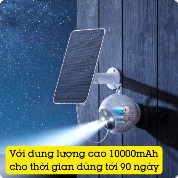 Camera Wifi Ngoài Trời Có đèn Chống Trộm Switchbot Outdoor Spotlight Cam Sb-osc có pin dung lượng cao