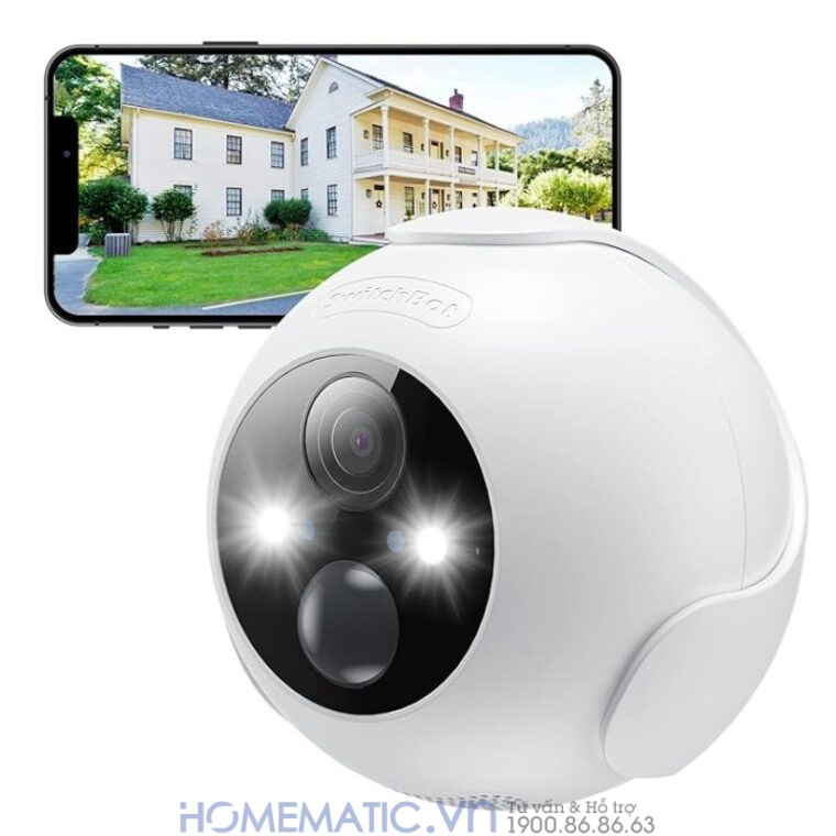 Camera Wifi Ngoài Trời Có đèn Chống Trộm Switchbot Outdoor Spotlight Cam Sb-osc