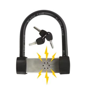 Khóa Bánh Xe Máy Chống Trộm Chống Cắt Có Còi Hú Lk605