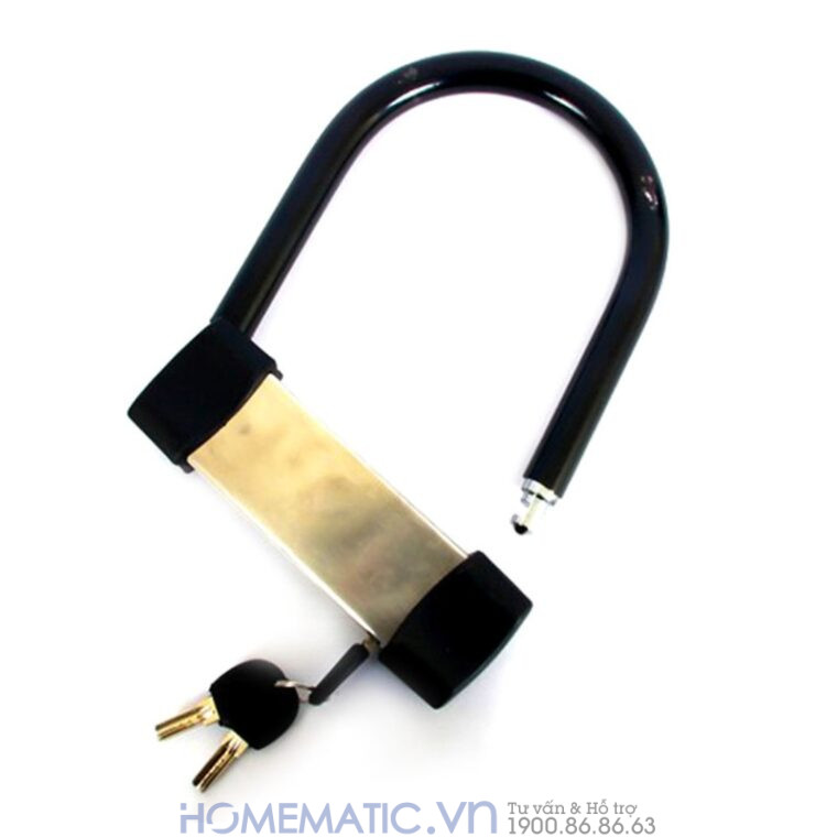 Khóa Bánh Xe Máy Chống Trộm Chống Cắt Có Còi Hú Lk605
