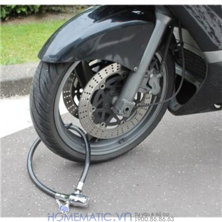 Khóa Dây Chống Trộm Xe Máy Xe đạp Báo động Còi Hú Lk315