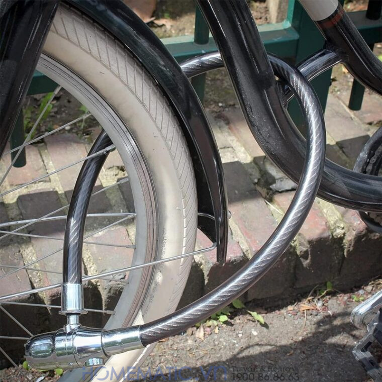 Khóa Dây Xe Máy Xe đạp Dây Cáp Khóa Chống Trộm Có Còi Hú Lk215