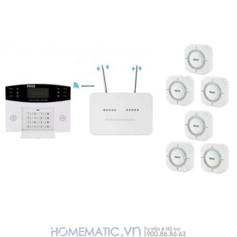Repeater Kích Sóng Chuyển Tiếp Sóng Rf 433mhz Exsmith Es8433 Hỗ Trợ Cảm Biến, Báo Cháy Không Dây