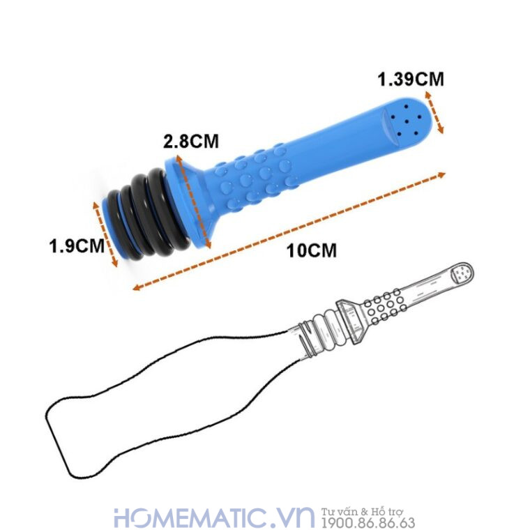 Vòi Xịt Di động đầu Cắm Gắn Bình Vệ Sinh Cá Nhân Pb100 (set 3 Cái)