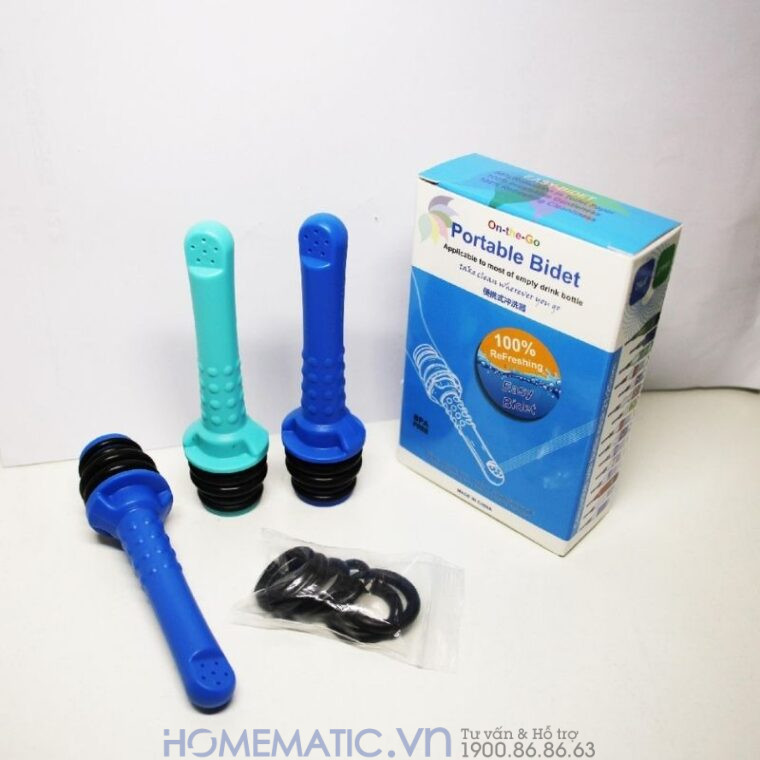 Vòi Xịt Di động đầu Cắm Gắn Bình Vệ Sinh Cá Nhân Pb100 (set 3 Cái)