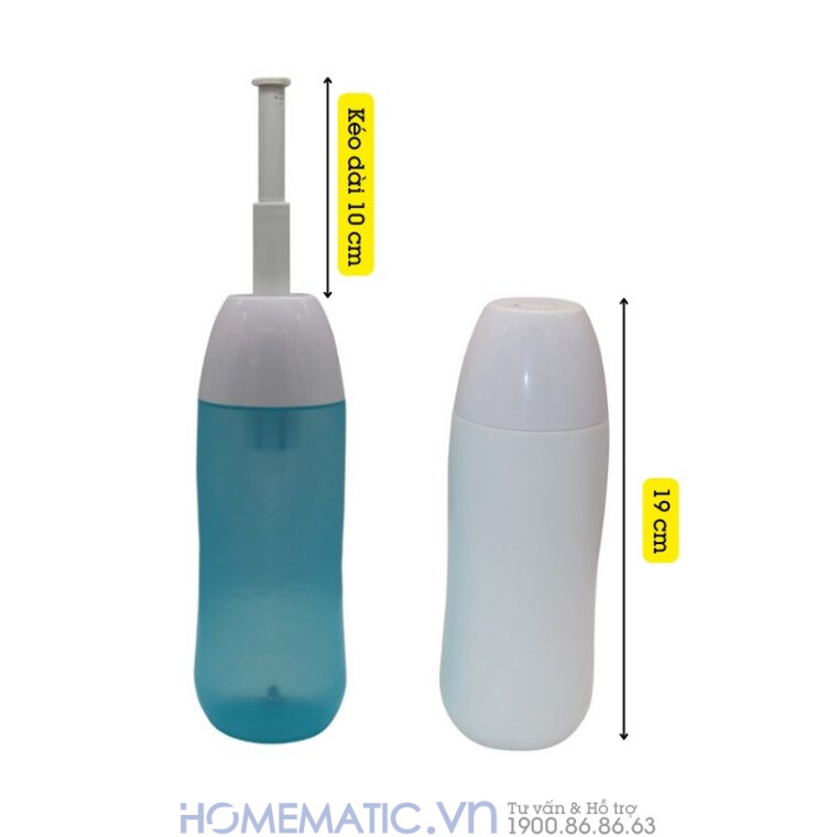 Vòi Xịt Vệ Sinh Cầm Tay Kèm Bình Chứa Dung Tích 400ml Pb400