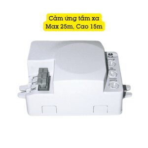 Cảm Biến Radar Tầm Xa Bật Tắt đèn Tự động Hfs tầm xa 25m, cao 15m
