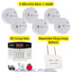 Bộ 6 đầu báo khói + nhiệt